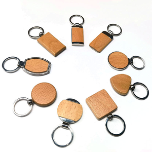 Porte-clés en bois gravés au laser de haute qualité, fabrication sur mesure, logo personnalisé, lettrage sur porte-clés en bois - Product Image 4