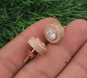 Pendientes de Plata de Ley 925 con Circonitas Cúbicas de Alta Calidad, Elegantes, Brillantes, Minimalistas, Joyería Fina para Mujer, Venta al Por Mayor - Product Image 3