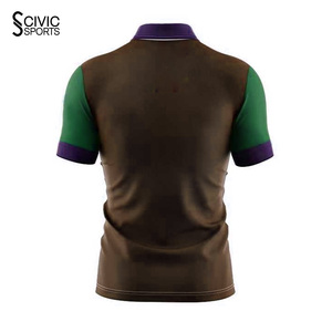 High Quality Unisex Custom Team Logo 100% Polyester Breathable <b>Bowling</b> Jersey Dye Sublimated - Product Image 2