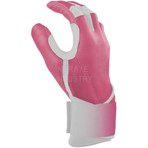 Gants de frappe de baseball personnalisés rose et blanc, à manches longues, durables et respirants, les plus vendus pour les matchs de baseball professionnels - Product Image 4
