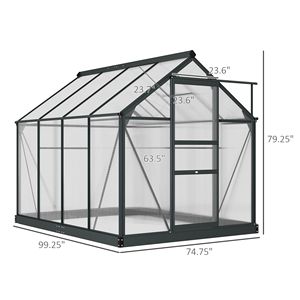 Serra da Giardino Walk-In per Coltivazione, Non Supportata da Strutture di Sostegno, Non Adatta per Prodotti con Difetti - Product Image 3