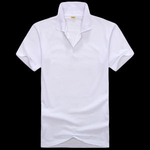 Men's Short Sleeve Solid Color Knitted 100% Cotton Breathable for Shirt Regular Fit Casual Winter <b>Orange</b> - Product Image 4