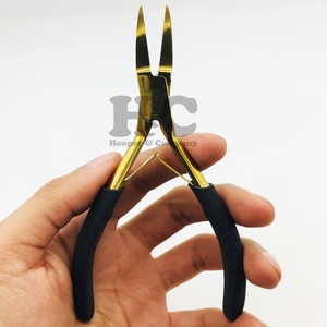 Alicates de sujeción fuerte para extensiones de cabello, de acero inoxidable, herramienta para abrir y quitar extensiones de cabello con anillos micro/nano, herramienta para extensiones de cabello. - Product Image 3