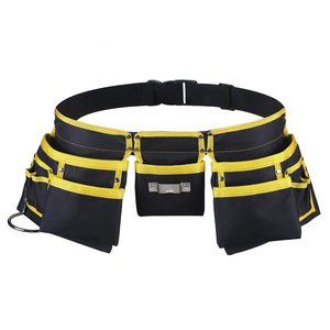 Mochila de Cuero Resistente al Agua para Herramientas con Correa Ajustable - Almacenamiento para Electricistas |   Cuero de Primera Calidad - Product Image 1