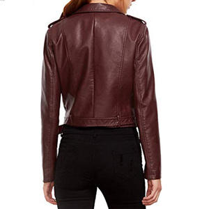 Veste en cuir pour femme confortable, durable, tendance, idéale pour un usage quotidien, chaude, coupe-vent, très demandée. - Product Image 2