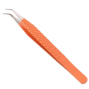 Ensemble de pinces à cils professionnelles en acier inoxydable pour les artistes en extensions de cils, avec pointes de précision, logo personnalisé OEM et faible MOQ - Product Image 4
