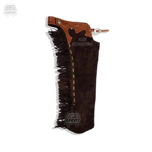 Horse <b>Riding</b> Full <b>Chaps</b> Long Suede Leather Custom Color Western Cowboy Style Leather Tooling Equestrian Equipment Accessories - Product Image 6