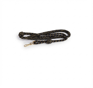 Premium Black and Golden Custom Officer Uniform Lanyard High Quality Accessories for a Distinguished Look Promotional Lanyards - Product Image 1