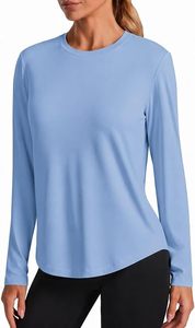 <b>Womens</b> Long Sleeve Yoga Fitness Shirt Manufacturer Custom Sportswear Activewear Gym Workout Running Training Top Breathable - Product Image 3