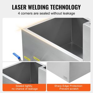 Pentola Industriale per Sciroppo d'Acero da 75 Litri (19.6 Galloni) con Termometro Piatto e 2 Valvole, 3 Gambe - Capacità 285 Tazze da 250ml - Product Image 4