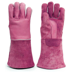 High Quality Long Sleeve Cowhide Split Leather Welder Working <b>Gloves</b> Wholesale Price Welding Hand Protection Safety Work <b>Gloves</b> - Product Image 1