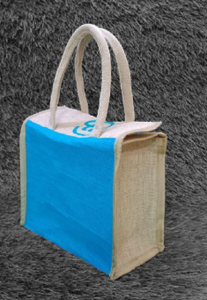 Bolsa de Almuerzo de Yute Ecológica Más Vendida, 10x10x5 Pulgadas, Bolsa de Transporte de Alimentos Reutilizable Natural para Oficina, Escuela, Picnic, Viajes, Aire Libre - Product Image 4