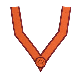 ปลอกคอเจ้าหน้าที่เมสันกำมะหยี่หรูหรา ปลอกคอเมสันทำมือประดับด้วยเส้นทองคำ ปลอกคอเมสันประดับพู่ทองคำ - Product Image 3