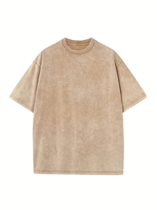 New Arrival High Quality 100% Polyester Jersey Knitted Eco-Friendly Breathable Quick Dry Solid Casual O-Neck Regular Fit Men's - Product Image 3
