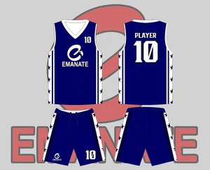 Uniforme de basket-ball pour hommes fabriqué par des professionnels, séchage rapide, grande taille, sans manches, design par sublimation, respirant, 100% polyester - Product Image 6
