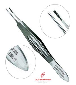 Pinzas de Blefaroplastia Delicadas Tipo Dientes Marrones, Instrumento Quirúrgico de Acero Inoxidable, Pinzas Médicas de Precisión - Product Image 1