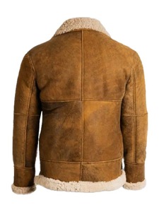 Chaqueta de aviador Colby de piel de oveja para hombre - Product Image 2