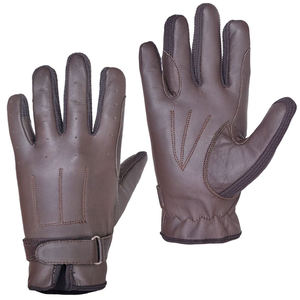 Gants d'équitation en cuir de chèvre 100% véritable, parmi les plus vendus, personnalisés, à doigts complets, haute performance, pour hommes - Product Image 1