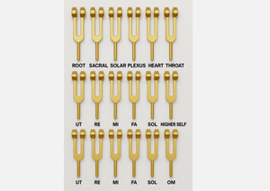 Mars International Solfeggio 9 Weighted (Golden) – Ensemble de diapasons professionnels. - Product Image 4