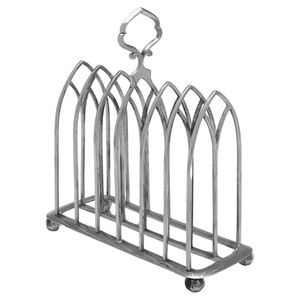 Top Quality Large Aluminum Metal <b>Toast</b> <b>Holder</b> Bread Rack Luxury Design Elegant Durable Stand for Home Kitchen - Product Image 2