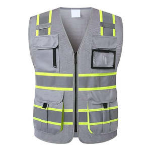 Chaleco de Seguridad para Hombre, Alta Visibilidad, Reflectante, Transpirable, Resistente, para Tráfico, Sitio Industrial, Trabajo al Aire Libre - Product Image 5
