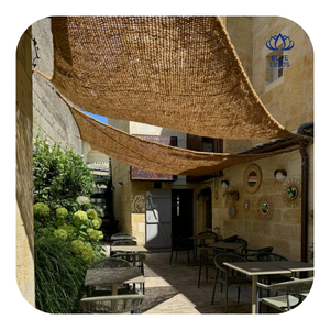 Toldo de Sombra para Exteriores de Fibra de Coco de Calidad de Exportación, Modelo Blue Lotus 2026 - Product Image 1