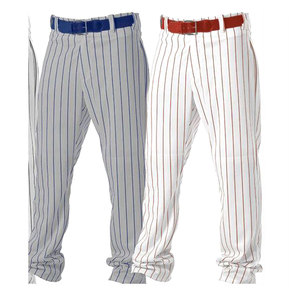 Good Quality Sports Wear <b>Baseball</b> Pants High Quality Red White Blue Color With Red Lines <b>Baseball</b> Softball Full Length - Product Image 2