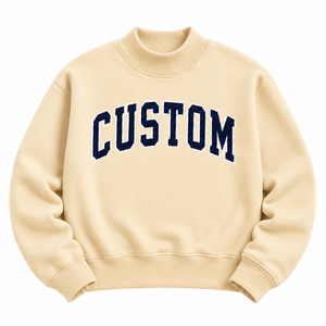 Sweat-shirt pour enfants à col montant, manches longues, léger et confortable, taille personnalisée, fabriqué en usine, service OEM. - Product Image 1