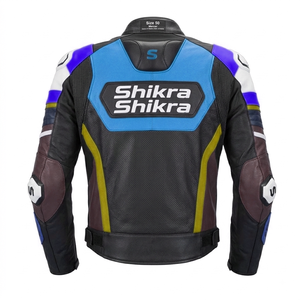 1 Piece MOQ Custom Breathable Printed Plus Size Leather Motorcycle Jacket Your Design Motorcycle & Auto Racing Wear - Product Image 6