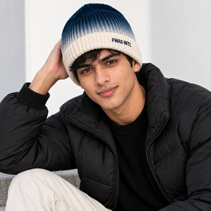 Bonnets en tricot dégradé de haute qualité avec logo brodé, casquette unisexe à revers côtelé, couvre-chef streetwear d'hiver, fournisseur B2B en gros USA - Product Image 3