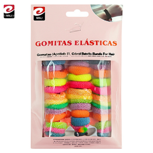 Elastici per capelli Gomitas Elsticas, 12 pezzi, colorati. - Product Image 2