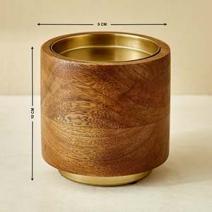 Porte-bougies cylindriques en bois, écologiques, faits à la main, résistants à la chaleur, durables, pour la maison, Noël, la Saint-Valentin, anniversaire - Product Image 3