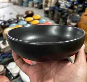 Cuencos de cerámica pulidos para fiestas, cuencos para servir de 7 pulgadas con acabado brillante y mate, 500 ml, cuenco esmaltado para bodas y restaurantes - Product Image 5