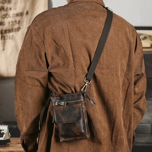 Sustainable Cheap price <b>Leather</b> <b>Bag</b> Chest Shoulder Crossbody Shoulder wholesale price Water-resistant <b>soft</b> <b>Leather</b> Chest <b>Bag</b> - Product Image 6