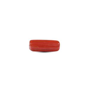 Natural Red Coral Oval Cabochon 5.85 Carat Loose Gemstone for Fine Jewelry - Product Image 2