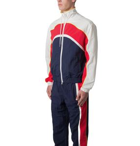 Ensemble coupe-vent décontracté pour homme, veste d'hiver à fermeture éclair, fine, séchage rapide, tricot polyester/coton, impression numérique, couleurs personnalisées - Product Image 6