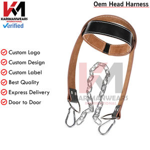 Arnés de entrenamiento de cuello OEM personalizado con embalaje de marca privada para el mercado internacional del fitness - Product Image 2