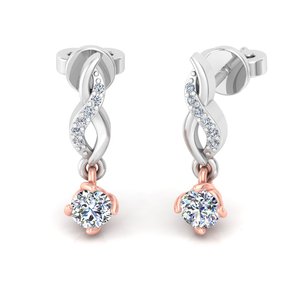 ต่างหูเพชรทรงกลมแบบมินิมอล ผลิตในห้องปฏิบัติการ ทองคำแท้ 10k, 14k, 18k เหมาะสำหรับเป็นของขวัญในงานปาร์ตี้ วันครบรอบ และใส่ได้ทุกวัน - Product Image 2