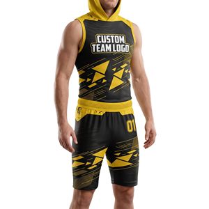 Youth 7v7 Uniforms Polyester Spandex Breathable Elastic Shorts Set Sublimated Geometric Pattern Football Clothings - Product Image 3