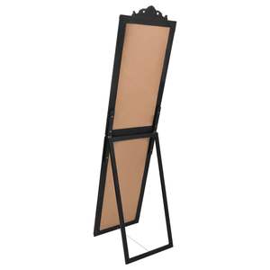 Miroir sur pied pliable en verre noir pleine longueur - Product Image 4
