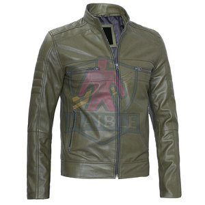 ออกแบบแจ็คเก็ตหนังสำหรับขี่มอเตอร์ไซค์ฤดูหนาวสำหรับผู้ชาย ระบายอากาศได้ดี คุณภาพสูง ขายส่ง - Product Image 5