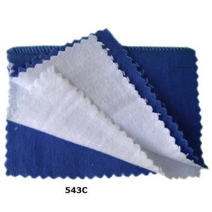 Paño de pulido de alta calidad azul y blanco para la fabricación de joyas, venta al por mayor, precio más bajo, mejor producto para la fabricación de joyas. - Product Image 2