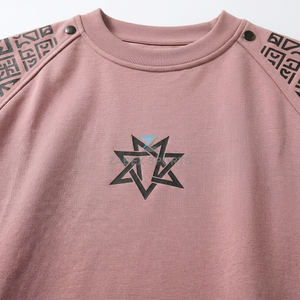 Camiseta Larga de Algodón 100% para Hombre, Estilo Urbano, Oversize, Manga Corta, Ajuste Relajado, Diseño en Capas, OEM ODM, Personalizable - Product Image 3