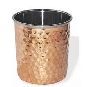 Taza de Agua Redonda de Acero Inoxidable Color Oro Rosa, Accesorios y Decoración para Bebidas, Ideal para Regalo - Product Image 2