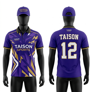 เสื้อสนุกเกอร์ชาย 160 GSM โพลีเอสเตอร์อินเตอร์ล็อค ระบายอากาศได้ดี สีส้มม่วง พิมพ์ลายแบบซับลิเมชั่น ออกแบบชื่อ เบอร์ และโลโก้ตามสั่ง - Product Image 2