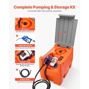 Kit de pompe de transfert de DEF 12V avec pompe à eau d'irrigation à diaphragme 8,5 GPM, auto-amorçante, électrique, réservoir de 58 gallons et buse automatique - Product Image 2