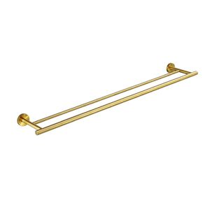 Portasciugamani Doppio da Parete da 23,6 Pollici con Barre in Acciaio Inox 304 e Materiale in Zinco - Product Image 1