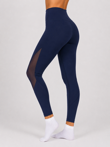 Legging en maille respirant pour femme, taille haute, extensible, idéal pour le sport, le yoga et l'entraînement, avec technologie anti-humidité - Product Image 3
