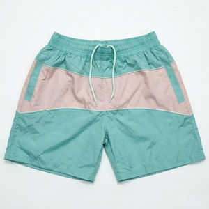 Men's Color Blocking Track Jacket And <b>Shorts</b> Set Stand Collar Sporty Style Summer Wear Breathable Knitted <b>Polyester</b> Outwear - Product Image 5