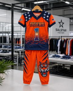 Uniforme de Fútbol Americano Unisex de Manga Corta, 300g, Diseño Sólido Transpirable, de Alta Calidad, Nuevo Estilo, Gran Venta, 100% - Product Image 4